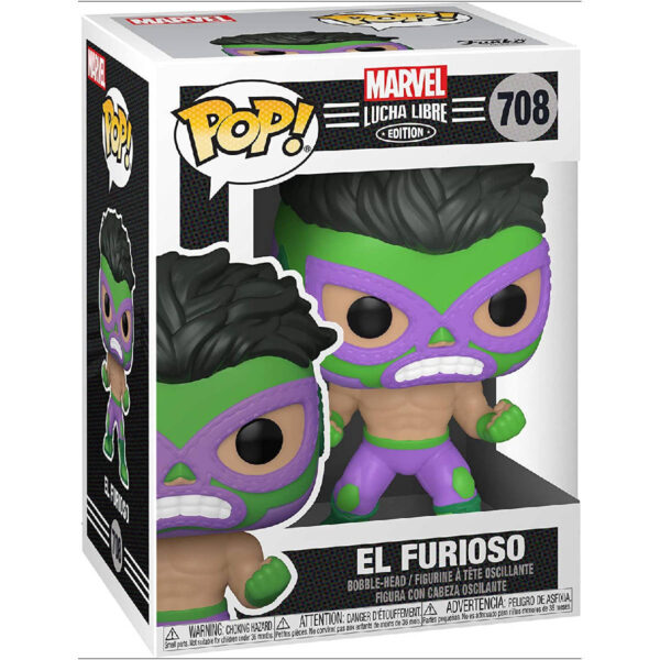 POP! MARVEL: LUCHA - HULK - EL FURIOSO #708 - Imagem 3