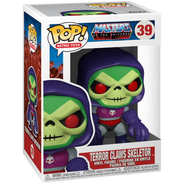 POP! MASTERS OF THE UNIVERSE - TERROR CLAWS SKELETOR #39 - Imagem 3