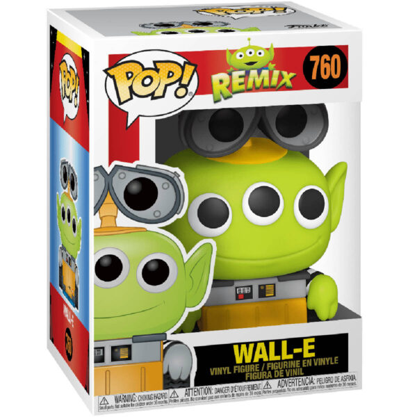 POP! DISNEY: PIXAR: ALIEN REMIX - WALL-E #760 - Imagem 3