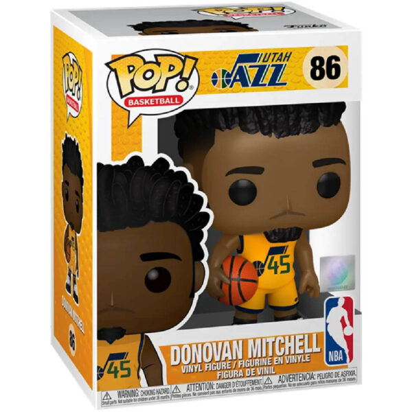 POP! NBA: UTAH JAZZ - DONOVAN MITCHELL (ALTERNATE) #86 - Imagem 3