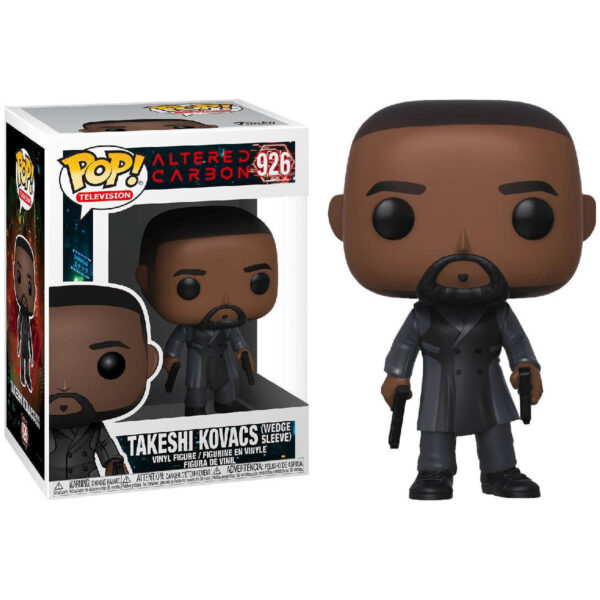POP! ALTERED CARBON - TAKESHI KOVACS (WEDGE SLEEVE) #926 - Imagem 2