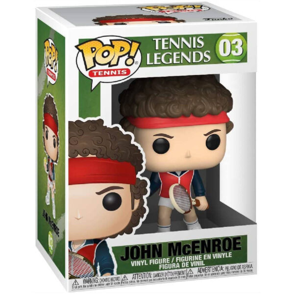 POP! TENNIS LEGENDS - JOHN MCENROE #03 - Imagem 3