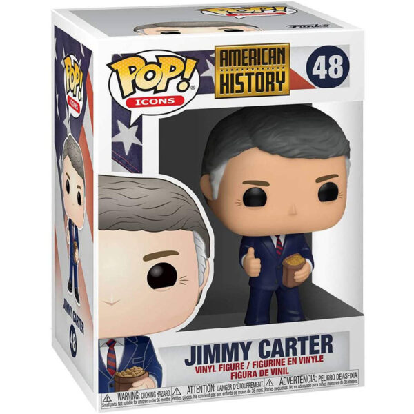 POP! ICONS AMERICAN HISTORY - JIMMY CARTER #48 - Imagem 3