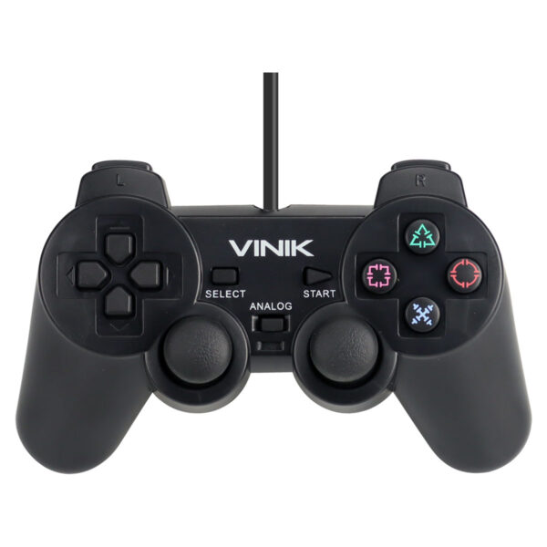 CONTROLE PC USB PS2/PLAYSTATION 2 - RETRÔ - VINIK PLAY 2 - Imagem 7