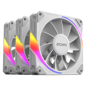Kit Cooler Fan Para Gabinete 3Un Sangue Frio 3 Argb White Ghost Reverse 120Mm Pcyes - K3Argbsf3Wgrvbr