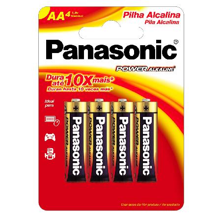 PILHA ALCALINA AA COM 4 LR6XAB/4B192