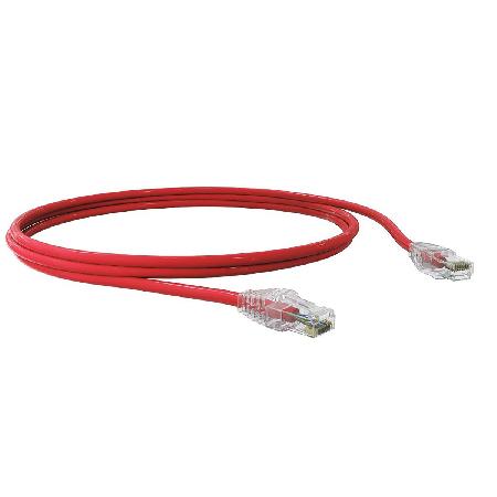 PATCH CORD CAT6 U/UTP CMX T568A/B 2.5M VERM 35123009