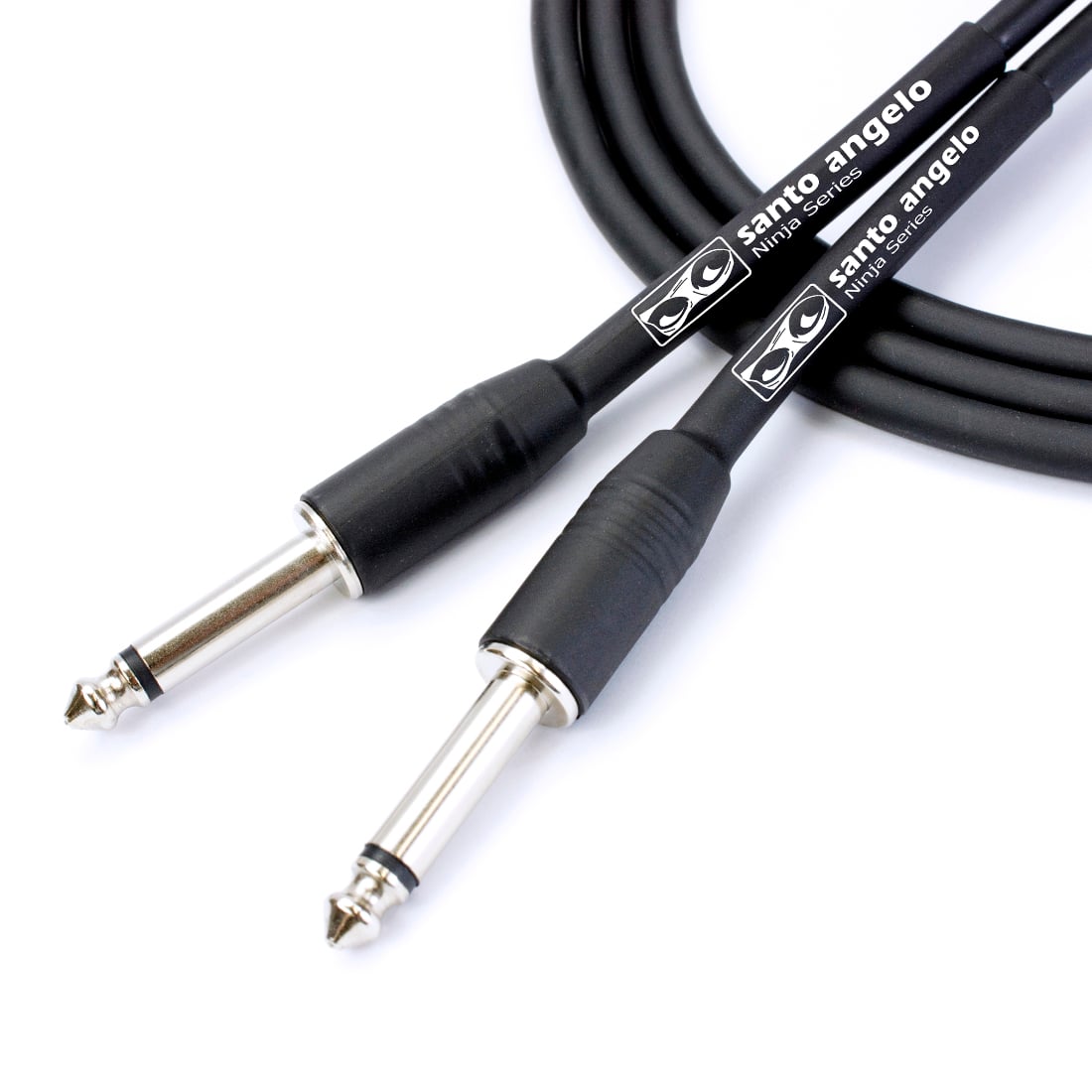 CABO DE GUITARRA NINJA CABLE 0,20 MM P10/P10 10FT 3,05M PRETO - Imagem 2