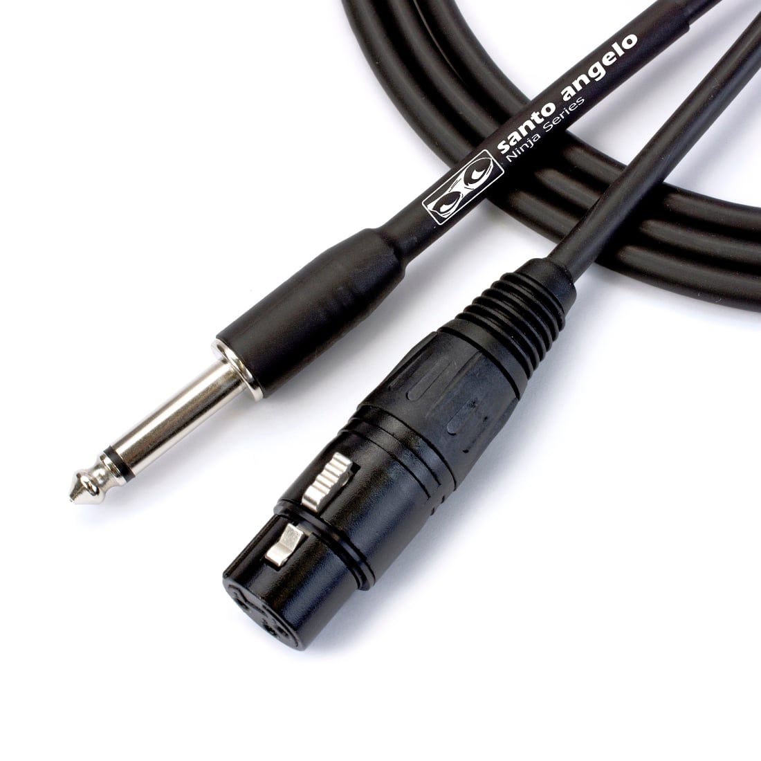 CABO DE MICROF. NINJA HG 0,20 MM P10/XLR F. 10FT 3,05M PT - Imagem 2
