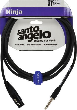 CABO DE MICROF. NINJA HG 0,20 MM P10/XLR F. 10FT 3,05M PT