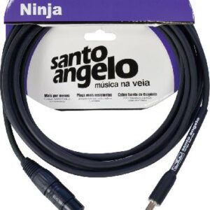 CABO DE MICROF. NINJA HG 0,20 MM P10/XLR FEMEA 15FT 4,57M PT