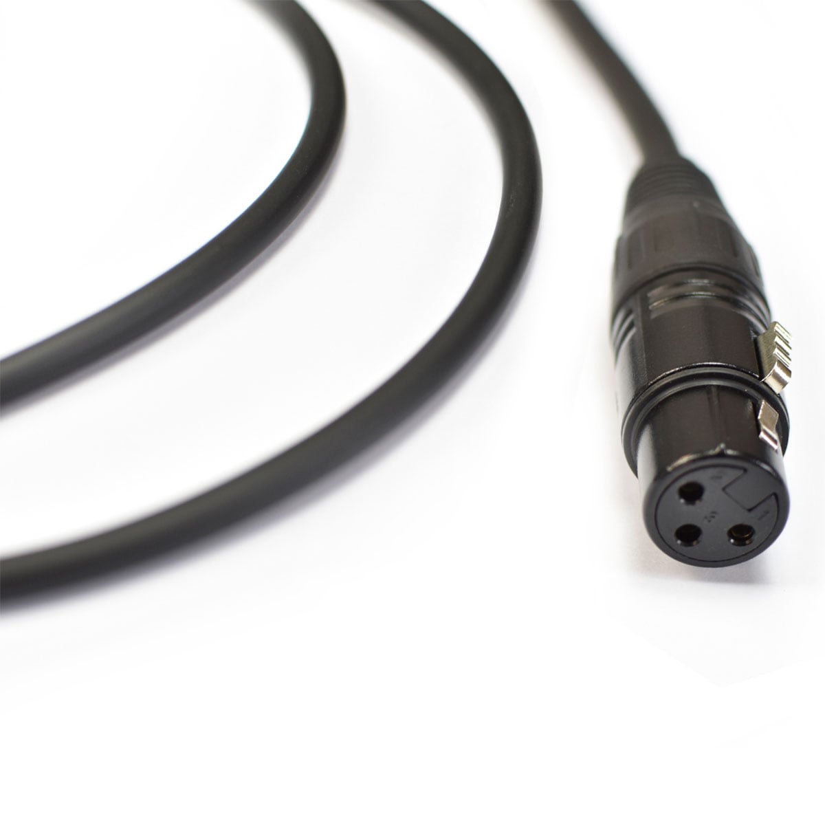 CABO PARA MICROFONE XLR M / XLR F NINJA LW 03FT 0,91M PRETO - Imagem 7