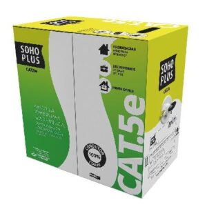 CABO REDE LAN CAT5E UTP 305M 24AWG CMX PRETO INDOOR/OUTDOOR | 23200174