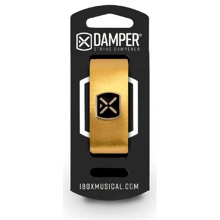 DAMPER EM COURO E TAG EM METAL DOURADO METALICO DMMD02
