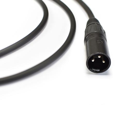 CABO PARA MICROFONE XLR M / XLR F NINJA LW 30FT 9,15M PRETO - Imagem 2