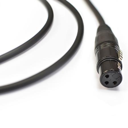 CABO PARA MICROFONE XLR M / XLR F NINJA LW 30FT 9,15M PRETO - Imagem 3