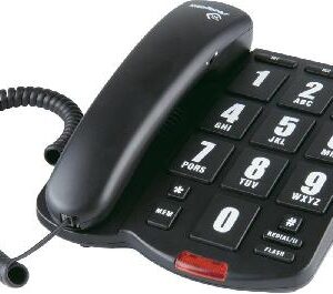 TELEFONE C/ FIO TOK FÁCIL  PRETO TECLAS GRANDES 4000034