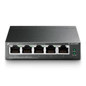 SWITCH 05 PORTAS TL-SG1005P GIGA POE+