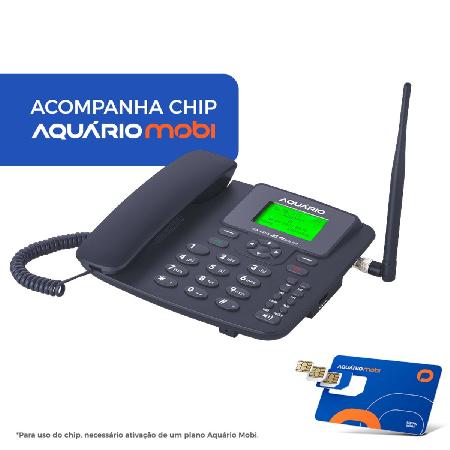 TELEFONE CELULAR FIXO DE MESA WI-FI DUAL SIM 700, 850, 900, 1800, 1900, 2100, 2600MHZ CA-42SX 4G - Imagem 2