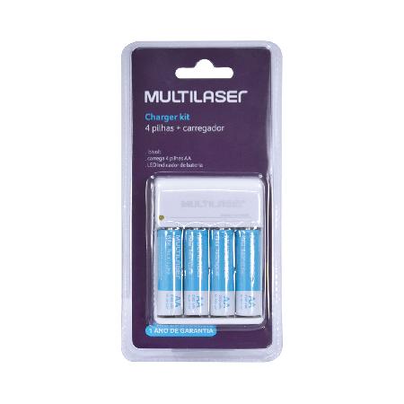 CARREGADOR RM02 BIVOLT COM 4 PILHAS AA DE 2500 MAH CB054