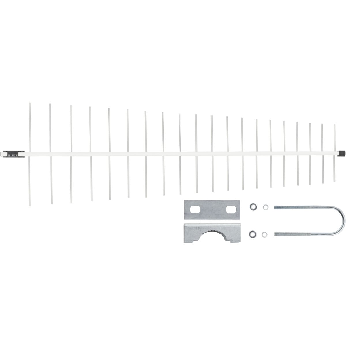 ANTENA DIGITAL EXTERNA LOG PARA TV HDTV/UHF/4K 16DBI 40 ELEMENTOS LU-40 - Imagem 2