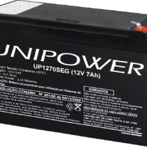 BATERIA 12V 7,0 AH (UP1270SEG) F187 SEGURANÇA