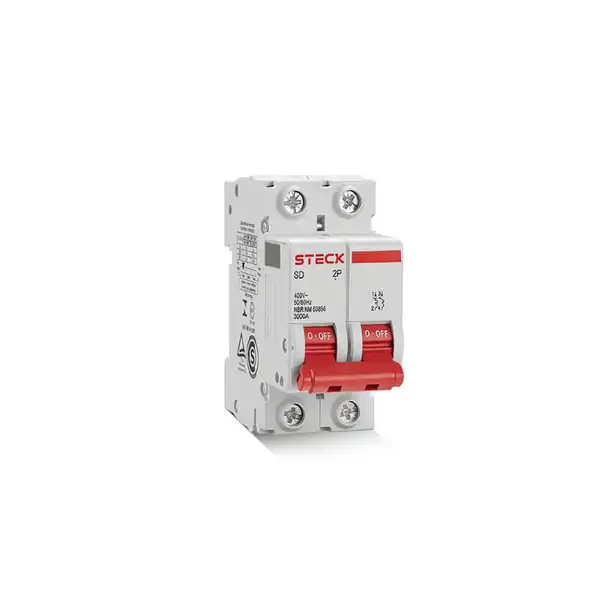 DISJUNTOR SERIE SDD62C40 40A 2 POLOS CURVA C 3KA - STECK - Imagem 3