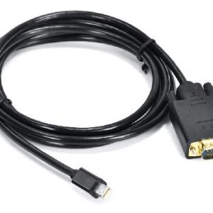 CABO ADAPTADOR/CONVERSOR MINI DISPLAYPORT MACHO X VGA MACHO 1,80 METROS