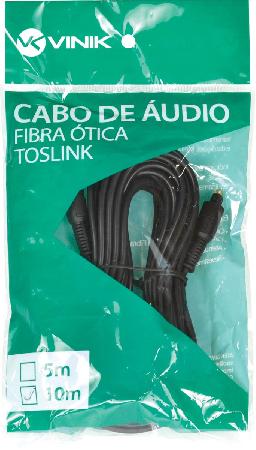 CABO ÓPTICO DE ÁUDIO TOSLINK 10 METROS ATC-10 - Imagem 3