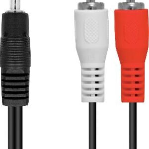 CABO 2 RCA X P2 3.5MM STEREO 1.5 M (10 UNIDADES) - 2R35S-15