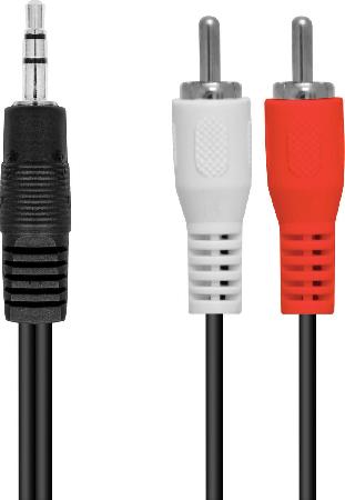 CABO 2 RCA X P2 3.5MM STEREO 1.5 M (10 UNIDADES) - 2R35S-15