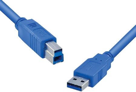 CABO USB PARA IMPRESSORA 3.0 USB A X USB B 2M - U3AMBM-2 - Imagem 2