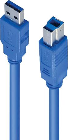 CABO USB PARA IMPRESSORA 3.0 USB A X USB B 2M - U3AMBM-2 - Imagem 3