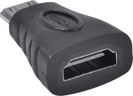 ADAPTADOR MINI HDMI MACHO X HDMI FÊMEA AHF-MH (5 UNIDADES) - Imagem 2