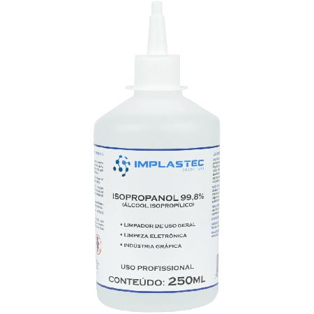 ÁLCOOL ISOPROPÍLICO 250ML COM BICO APLICADOR