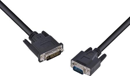 CABO DVI-I 24+5 PINOS X VGA 15 PINOS 2 METROS DIVGA-2