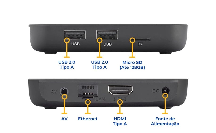 RECEPTOR SMART TV BOX 4K 16GB - STV-3000 PLUS - Imagem 6