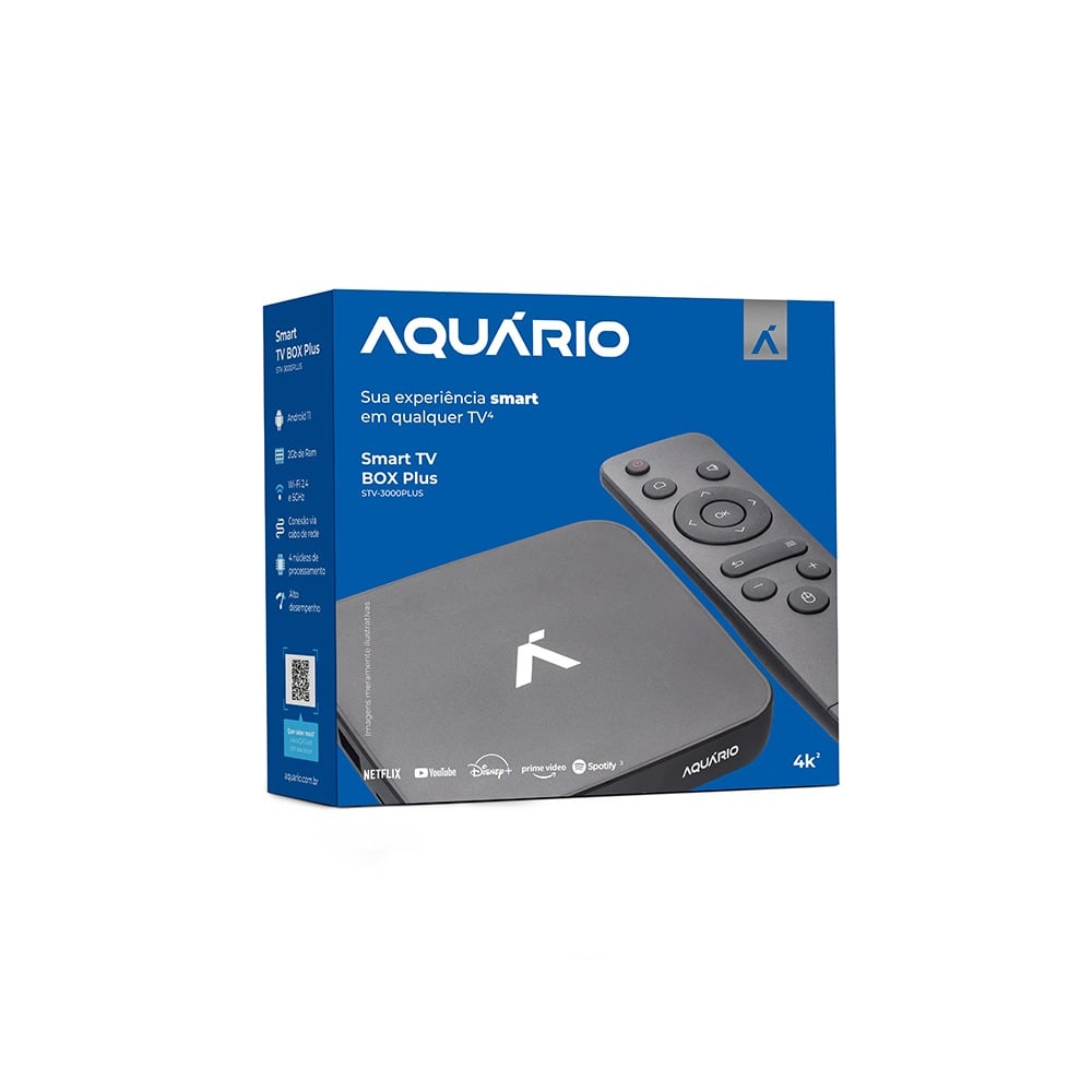 RECEPTOR SMART TV BOX 4K 16GB - STV-3000 PLUS - Imagem 7