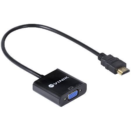 CABO ADAPTADOR CONVERSOR HDMI MACHO PARA VGA FÊMEA 25CM