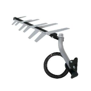 ANTENA EXTERNA DIGITAL PARA TV 2 EM 1 HDTV/UHF DTV-1500 COM MASTRO E CABO 10 METROS
