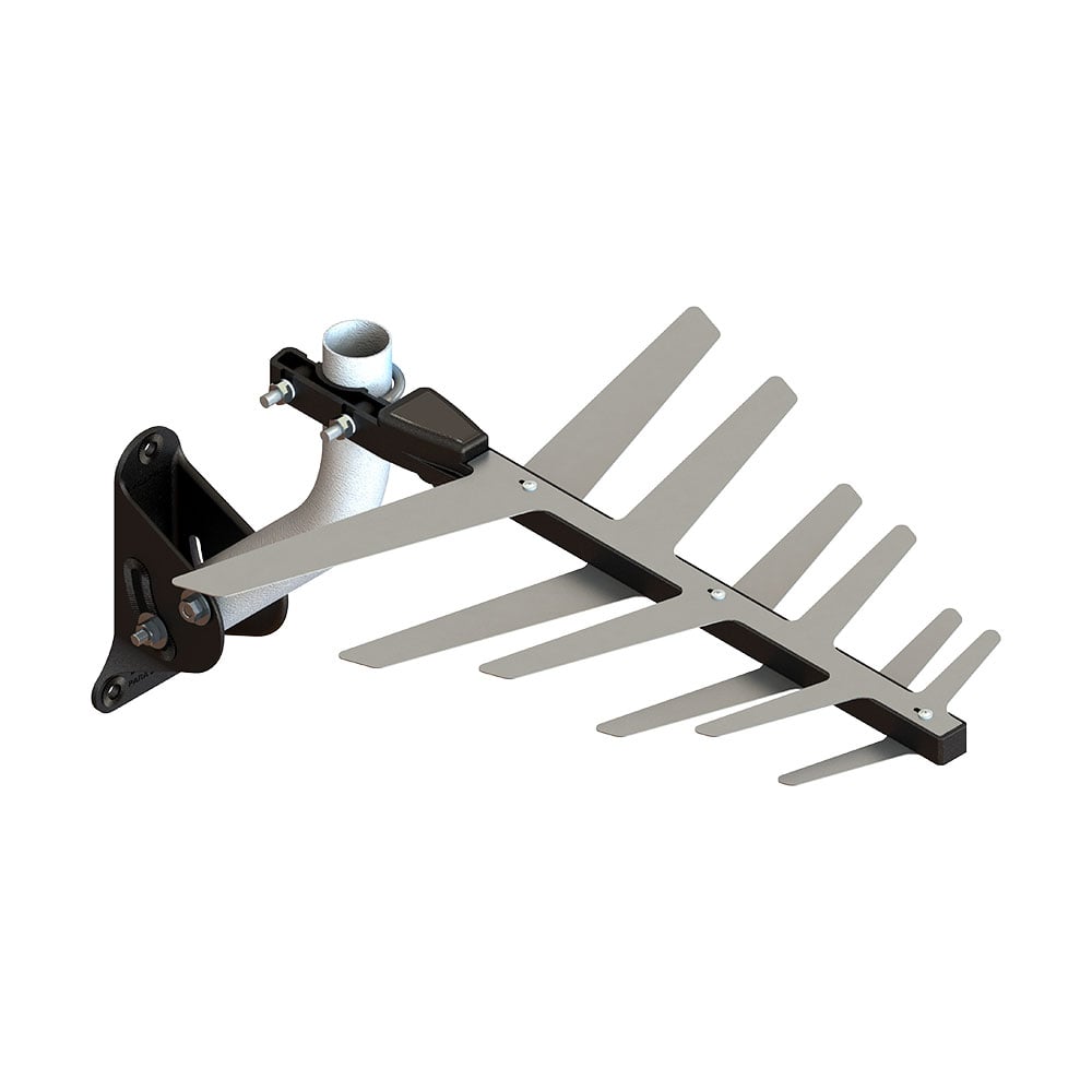 ANTENA EXTERNA DIGITAL PARA TV 2 EM 1 HDTV/UHF DTV-1500 COM MASTRO E CABO 10 METROS - Imagem 3