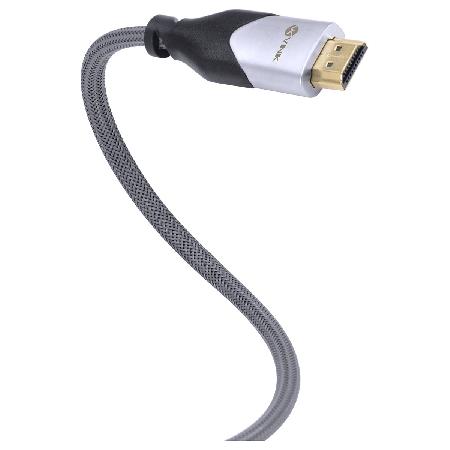 CABO HDMI 2.0 4K ULTRA HD 3D CONEXÃO ETHERNET BLINDADO EM NYLON 2 METROS - H20B-2 - Imagem 4