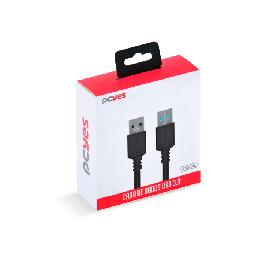CABO DE DADOS USB A PARA USB A 3.0 28AWG - 2 METROS - PUAM3-2 - Imagem 4