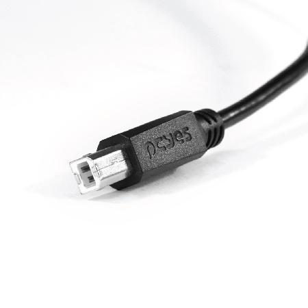 CABO P/ IMPRESSORA USB A 2.0 P/ USB B 2.0 - 3 METROS - PUABM2-3 - Imagem 3