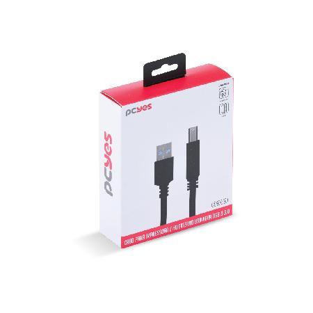 CABO P/ IMPRESSORA USB A 3.0 M P/ USB B 3.0 M - 3 MTS - PUABM3-3 - Imagem 7