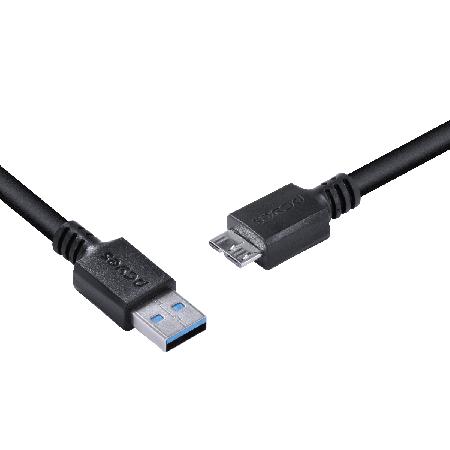CABO P/ HD EXTERNO USB A 3.0 MACHO P/ MICRO USB B 3.0 - 2 METROS - PUAMCM3-2 - Imagem 5