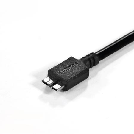 CABO P/ HD EXTERNO USB A 3.0 MACHO P/ MICRO USB B 3.0 - 3 METROS - PUAMCM3-3 - Imagem 3