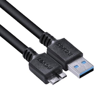 CABO P/ HD EXTERNO USB A 3.0 MACHO P/ MICRO USB B 3.0 - 3 METROS - PUAMCM3-3 - Imagem 5
