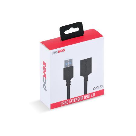 CABO EXTENSOR USB A 3.0 MACHO P/ USB A 3.0 FÊMEA - 1 METRO - PUAMF3-1 - Imagem 7