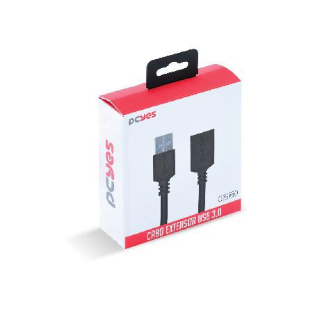 CABO EXTENSOR USB A 3.0 MACHO P/ USB A 3.0 FEMEA - 2 METROS - PUAMF3-2 - Imagem 7